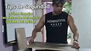 SAFETY Tips When Cutting Melamine on a Table Saw.