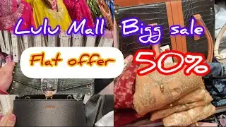 Lulu Mall Biggest sale Back/Flat 50% offer going @sanam86 