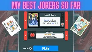 Beating the Ghost Deck on Red Stake in Balatro