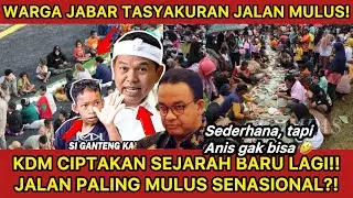 WARGA JABAR TASYAKURAN KARENA JALAN MULUS YG DIBANGUN KDM!! SEJARAH BARU TERCIPTA LAGI!! PECAH REKOR