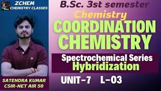 (L3) Spectrochemical Series | Hybridization in complex compound | Law & high spin complex #chemistry