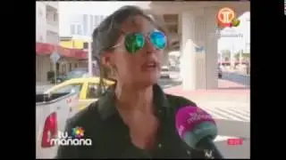 Entrevista a Gabriela Batista, artista paname&ntilde;a, canal local programa 