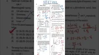 NEET 2022 Physics Paper Solution  | Physics Prostuti .