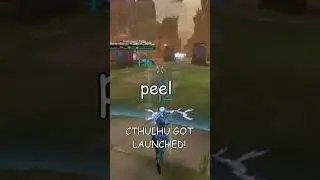 CTHULHU GOT LAUNCHED INTO SPACE!!! #shorts  #smite #funnyclips #ranked