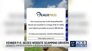 In wake of scam texts, police seize fraudulent &lsquo;GeauxPass&rsquo; website on Russian server