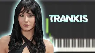 Aitana, Barry B - TRANKIS | Instrumental Piano Tutorial / Partitura / Karaoke / MIDI