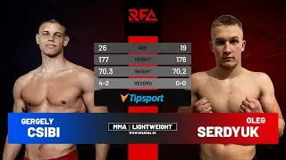 Csibi Gergely vs Oleg Serdyuk  | highlights | RFA 7 | Praha