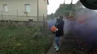 Halloween photography with SMOKE BOMB