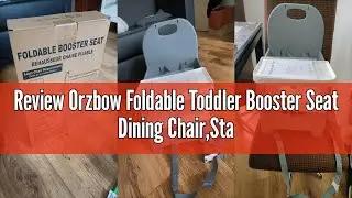 Review Orzbow Foldable Toddler Booster Seat Dining Chair,Stable Baby Chair Booster Seat Toddler with