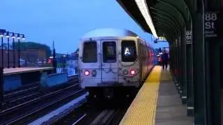 MTA New York City Subway : Lefferts Blvd Bound R46 A Train @ 88th Street