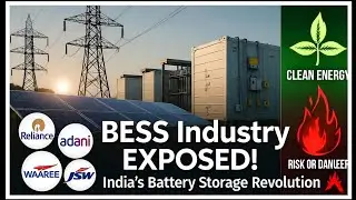BESS Industry EXPOSED! Battery Energy Storage System India | Need, Value Chain, Risks & Key Players