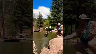 WE FINALLY CAUGHT ME CATCHING A FISH ON VIDEO.  Is the curse over? #flyfishing  #bluegigi #fishing