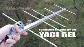Розбірна суцільнометалева YAGI 5el UHF (Meshtastic)