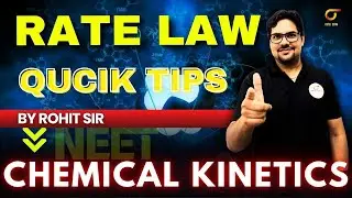 Rate Law Made Easy 🔥 | NEET 2026 Chemistry | Learn Order of Reaction
