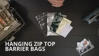 Hanging Zip Top Barrier Bags