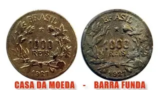 Moeda 1000 R&eacute;is 1927 Valores Atualizados e Uma Raridade que Encontrei