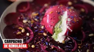 Carpaccio de remolacha con burrata | más vendido en Araia