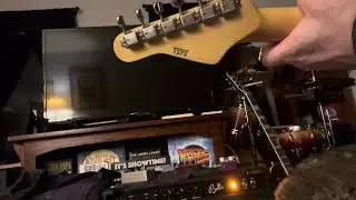 Miss Libbles Missed the Train - Melancon Pro Artist T Tele, Suhr Bella, Royal Blue OD - Ed Day