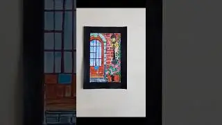 Welcoming the warmth of the colours #art #house #europe #artwork #painting #colors #home #flowers