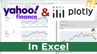 Yahoo Finance and Plotly with Python, in Excel