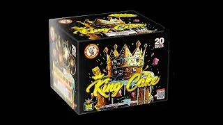KING CAKE 20 SHOT 500 GRAM CAKE FROM WINDA #fireworks #pyro #demo #pyroaddicts #4thofjuly