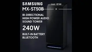 Unbelievable Deal! Samsung MX-ST50B Sound Tower 240W | Only $197.99! @silicongeneralist