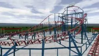 Jumbo Jet No Limits Coaster Recreation