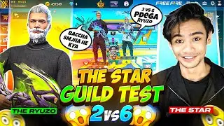 THE STAR VS THE RYUZO || WHO WILL BECOME THE GUILD LEADER?? 😨CUSTOM MATCH SE HOGA&nbsp;FAISLA😱#freefir...