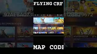 Free Fire Flying Car😱 Map Code || Flying Car🔥Craftland Map Code #viral #trending