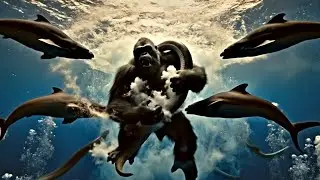 King Kong vs Sea Monster | Epic Ocean Rescue Cinematic Battle