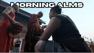 🇱🇦 LAOS Morning Alms Ceremony 200 MONKS - Luang Prabang | S1, EP6