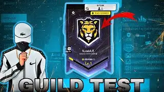 FREE FIRE GUILD TEST JISKO ANA HAI GUILD ME WO TEST DE 😀😀😀 @GyanGaming @TondeGamer