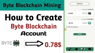 Byte Blockchain New Mining App |How to Create Byte Blockchain Account | Byte Blockchain Mining App