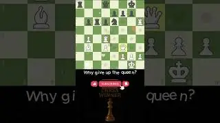 Brilliant Queen Sacrifice &mdash; But Why? ♟️🔥 | Chess Winner #chess #shorts #checkmate #brilliant