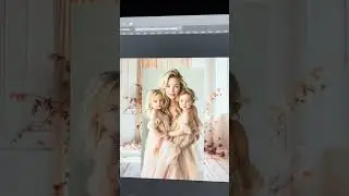 Смена цифрового фона одним щелчком мыши #шорты #цифровойфон #руководствопоредактированиюфотографий