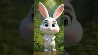 Cute 3D Bunny Adventure 🐰✨ Saving a Baby Bird & Exploring a Flower Field