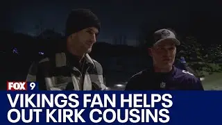 Vikings fan neighbor makes sure Kirk Cousins' driveway stayed clear during snowstorm