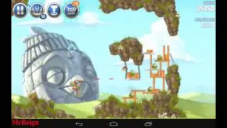 Angry Birds Star Wars 2 - Level B3-4 Battle of Naboo - 3 Star Walkthrough