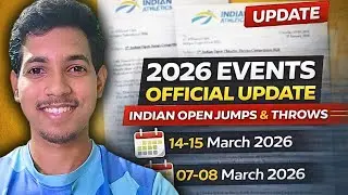 5th INDIAN OPEN JUMP & THROW EVENTS COMPETITION MONTHS. 