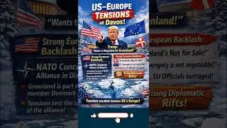 &ldquo;Greenland Row Explodes! 🔥 US vs Europe at Davos&rdquo;