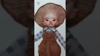 OOAK posable art doll | DIY doll making