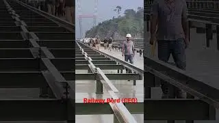 Chenab Bridge Railway Bord CEO visit World highest railway bridge #vlog #shorts