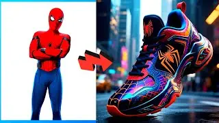 Avengers amazing fusion transformations | Marvel sneakers 
