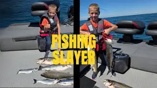 LAKE MICHIGAN MIX BAG BROWNS, SALMON, LAKE TROUT 
