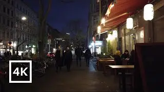 [4K] Berlin - Walking from Bergmannstra&szlig;e to Mehringdamm at night