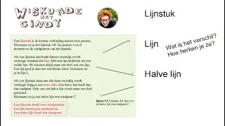 Lijnen Halve lijnen Lijnstukken Hoe herken je ze en waar moet je op letten en grote of kleine letter