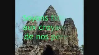 Nokoreach (hymne cambodgien, traduction en fran&ccedil;ais)