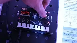 Korg NTS-1 Digital Synthesizer Sounds SuperBooth 2019