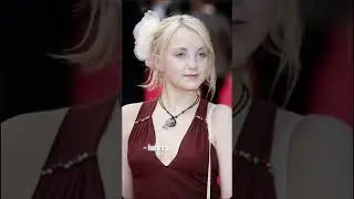 Evanna Lynch / Luna Lovegood 🦄💙 Can pull off anything 💖 #hogwarts #hp #evannalynch #lunalovegood