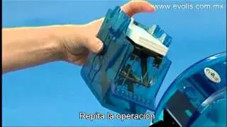 Impresora de credenciales como colocar las tarjetas pvc en la impresora evolis dualys 3